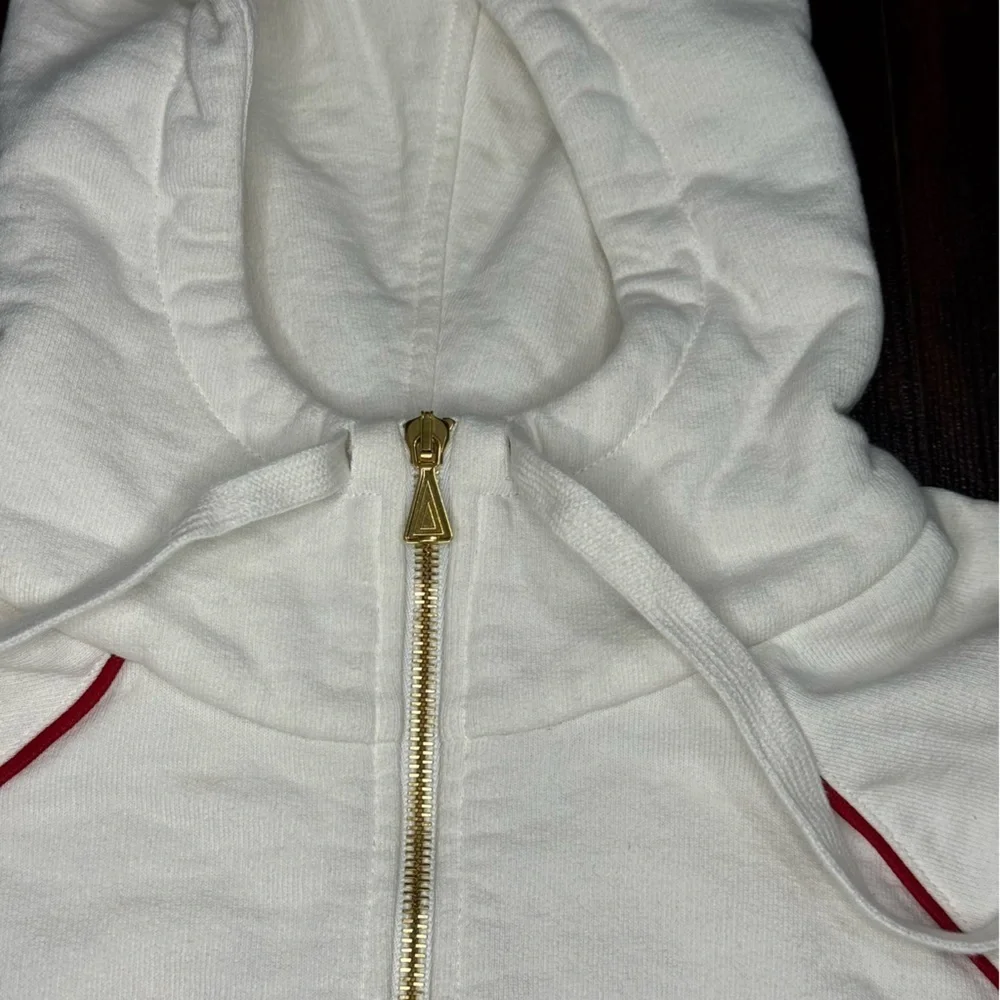 Gucci Web Accent thick White Hoodie Men’s Small